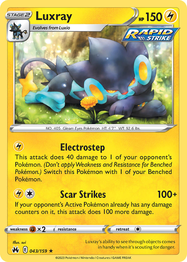 Luxray | Crown Zenith 043/159
