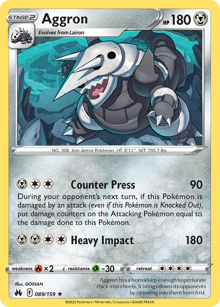 Aggron | Crown Zenith 089/159