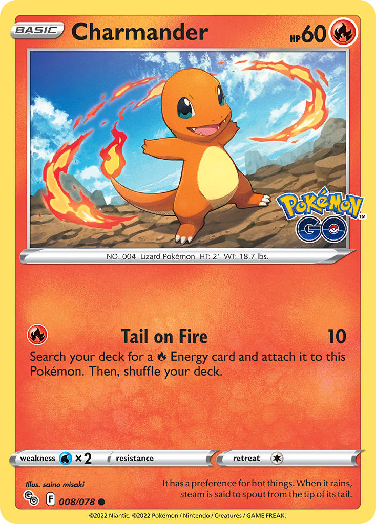 Charmander | Pokemon Go 008/078