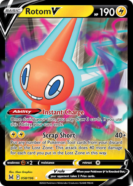 Rotom V | Lost Origin 058/196