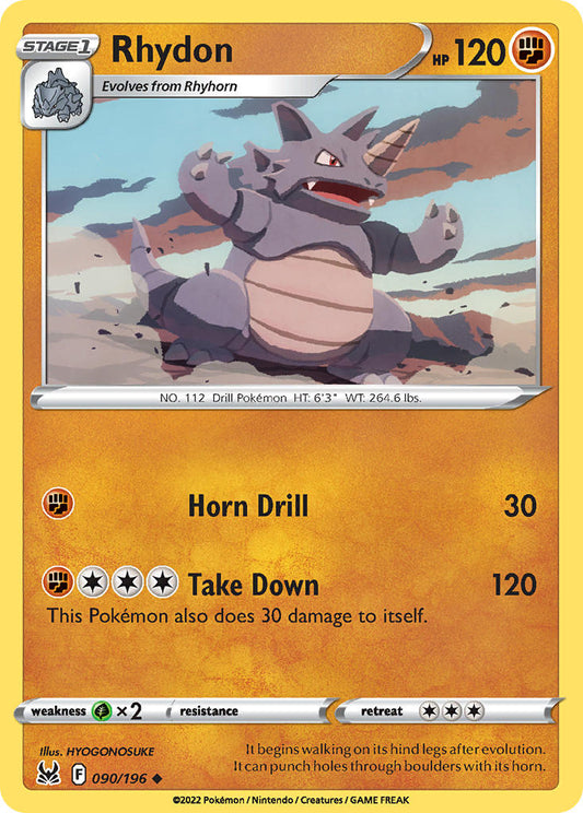 Rhydon | Lost Origin 090/196
