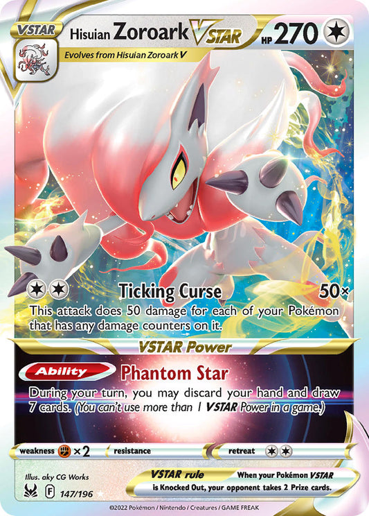 Hisuian Zoroark VSTAR | Lost Origin 147/196