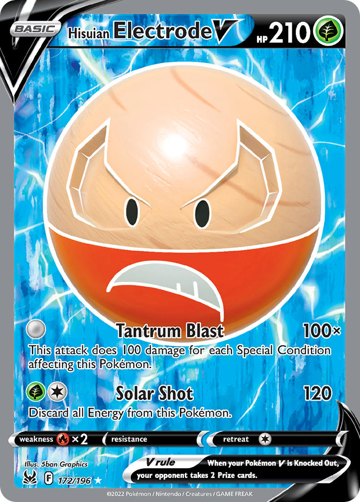 Hisuian Electrode V | Lost Origin 172/196