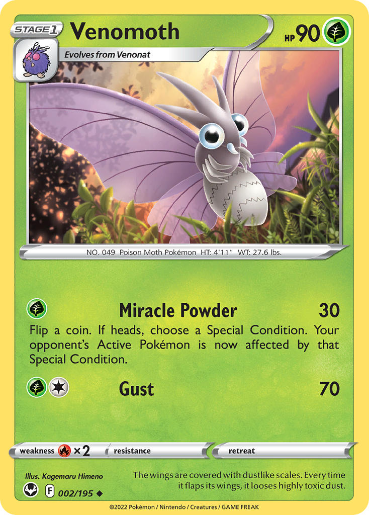 Venomoth | Silver Tempest 002/195