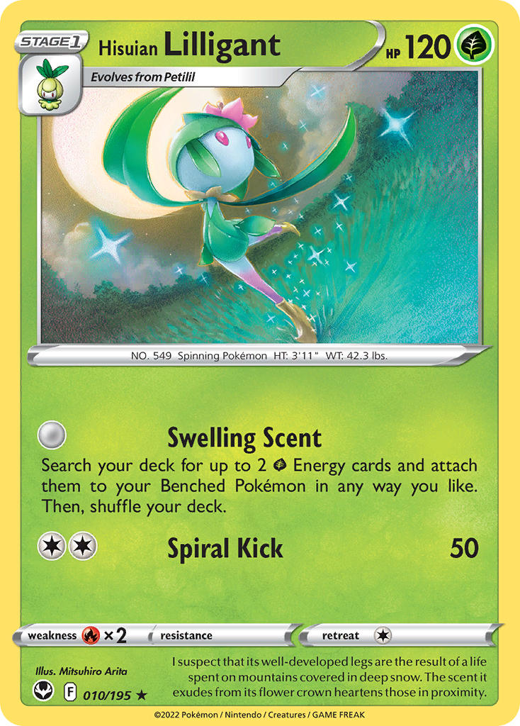 Hisuian Lilligant | Silver Tempest 010/195