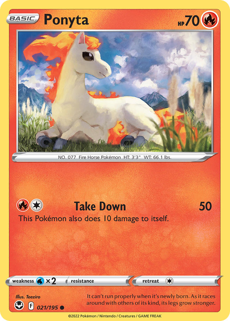 Ponyta | Silver Tempest 021/195