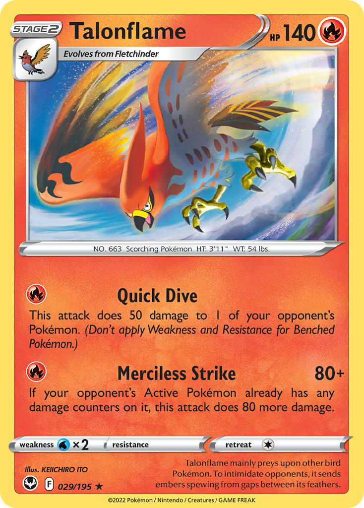 Talonflame | Silver Tempest 029/195