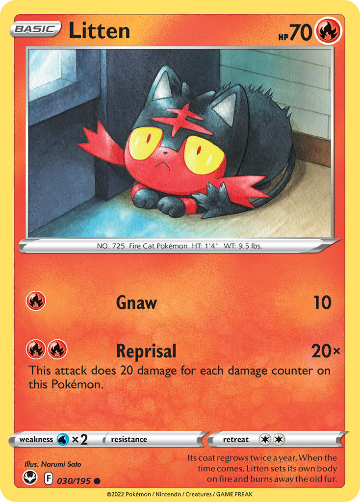 Litten | Silver Tempest 030/195