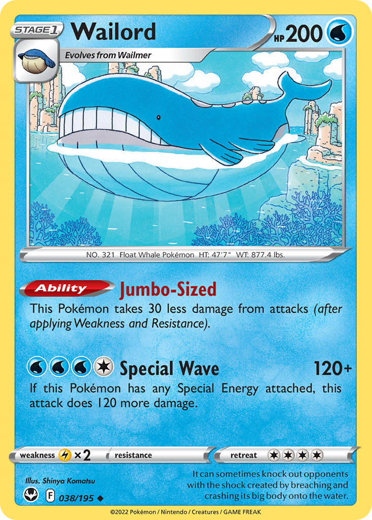 Wailord | Silver Tempest 038/195
