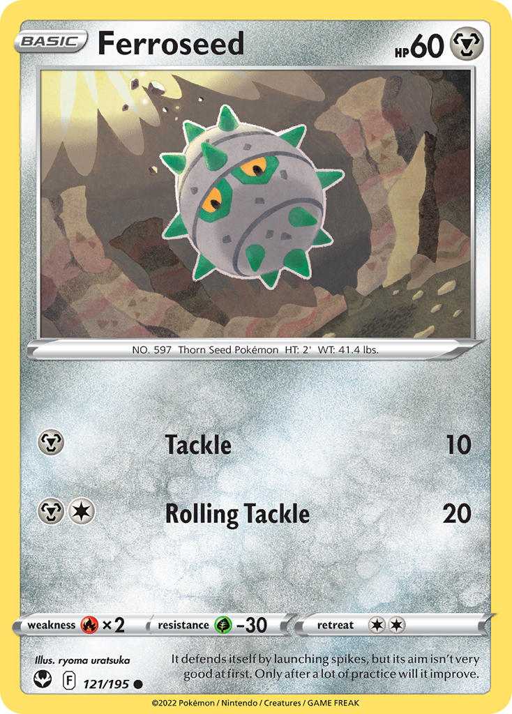 Ferroseed | Silver Tempest 121/195