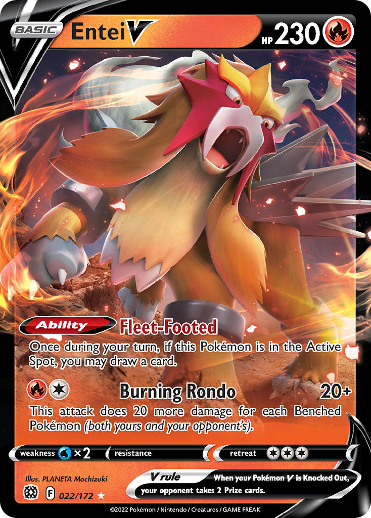 Entei V | Brilliant Stars 022/172