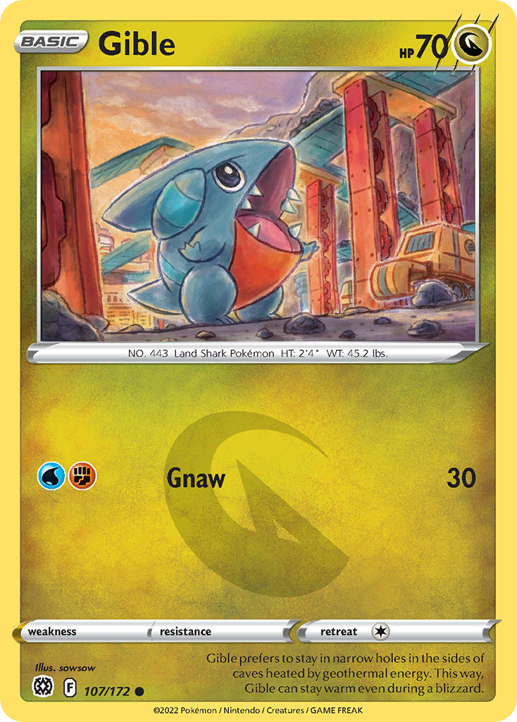 Gible | Brilliant Stars 107/172
