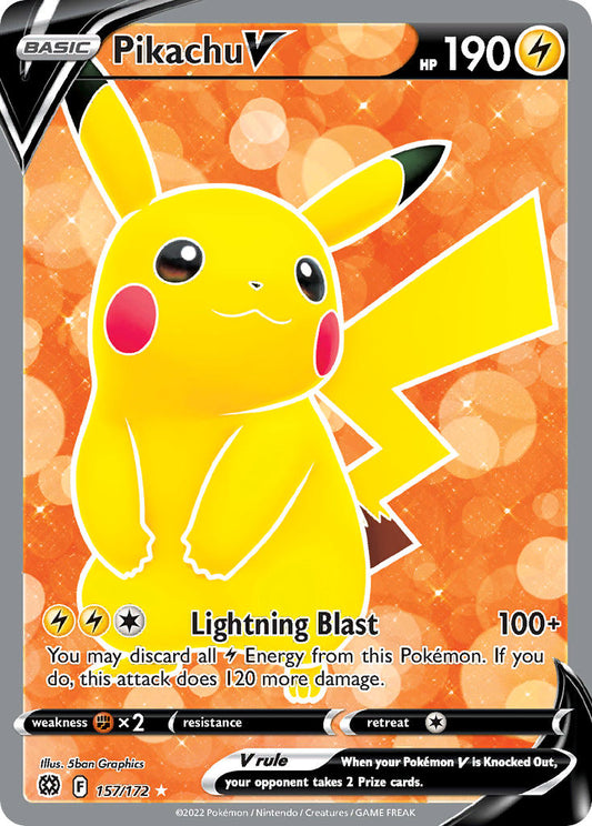 Pikachu V | Brilliant Stars 157/172
