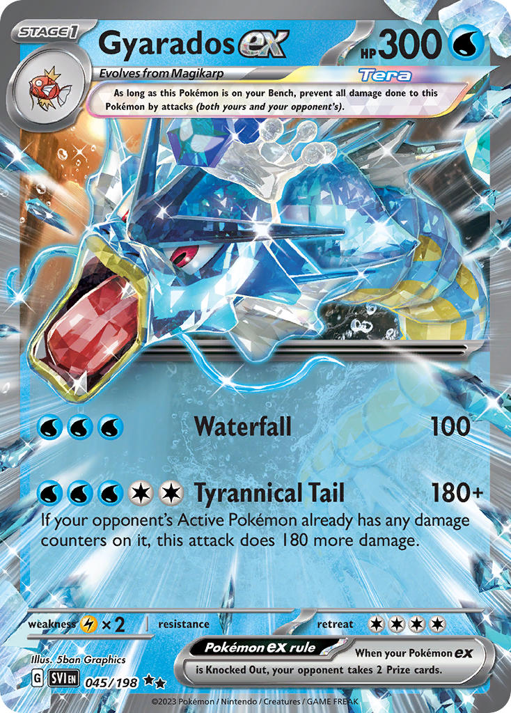 Gyarados ex | Scarlet & Violet Base Set 045/198