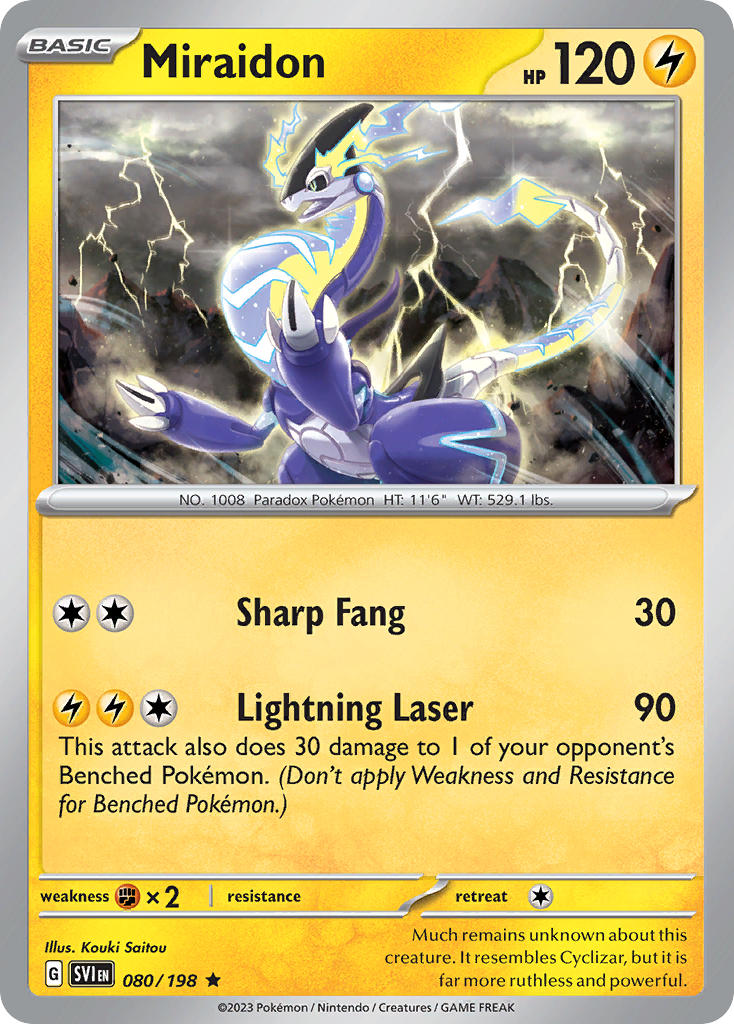 Miraidon | Scarlet & Violet Base Set 080/198