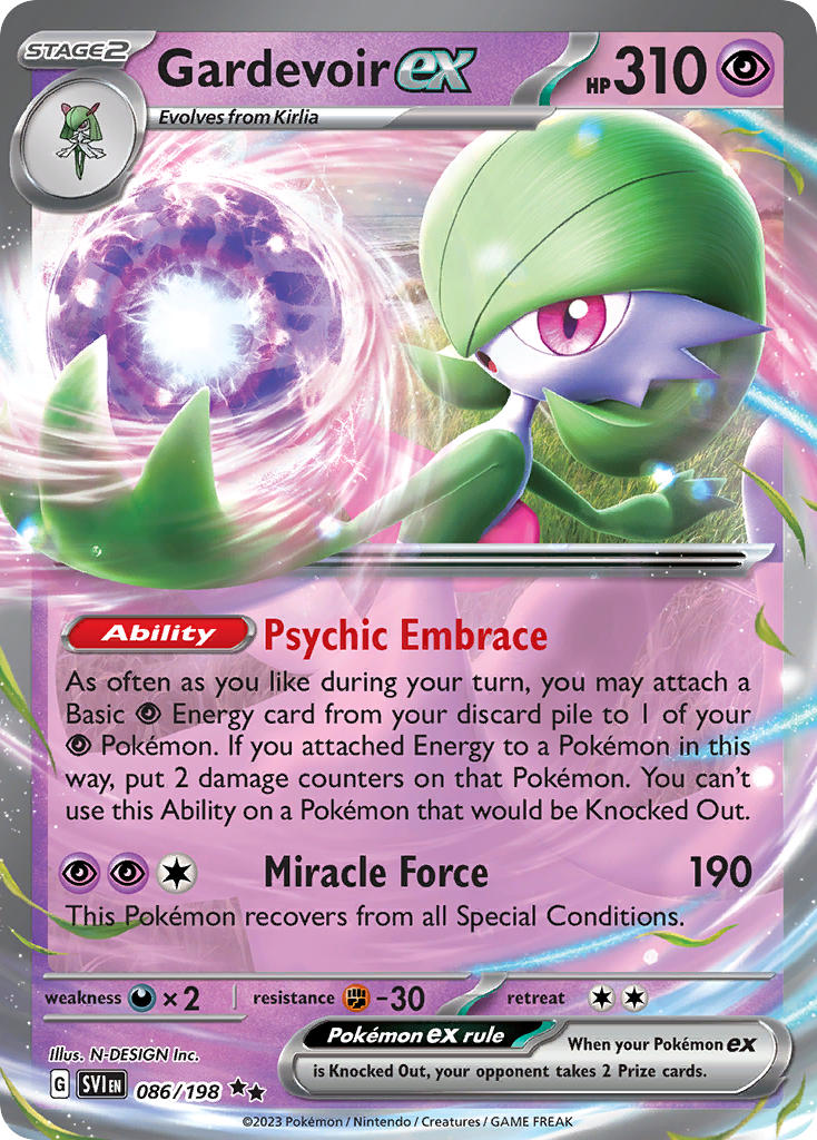 Gardevoir ex | Scarlet & Violet Base Set 086/198