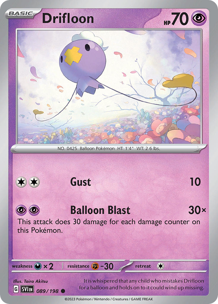 Drifloon | Scarlet & Violet Base Set 089/198